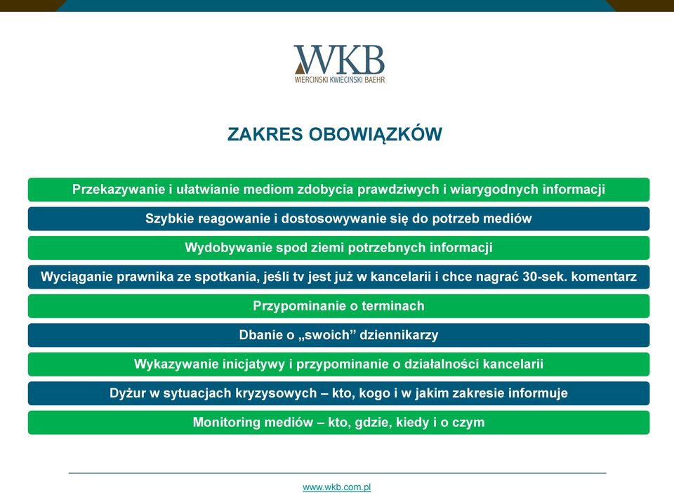 już w kancelarii i chce nagrać 30-sek.