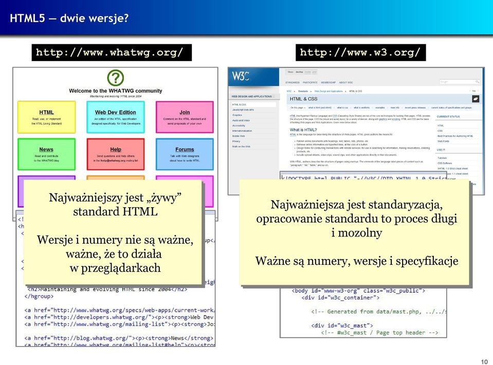 ważne, ważne, ważne, ważne, że że to to działa działa w w przeglądarkach przeglądarkach http://www.w3.