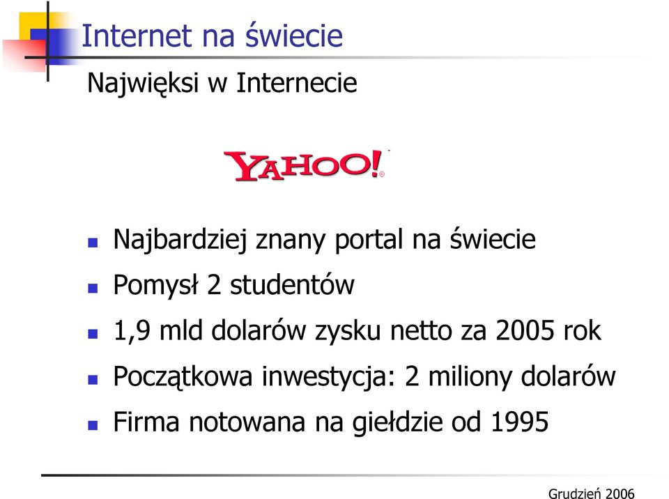 studentów 1,9 mld dolarów zysku netto za 2005 rok