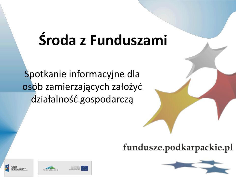 dla osób zamierzających