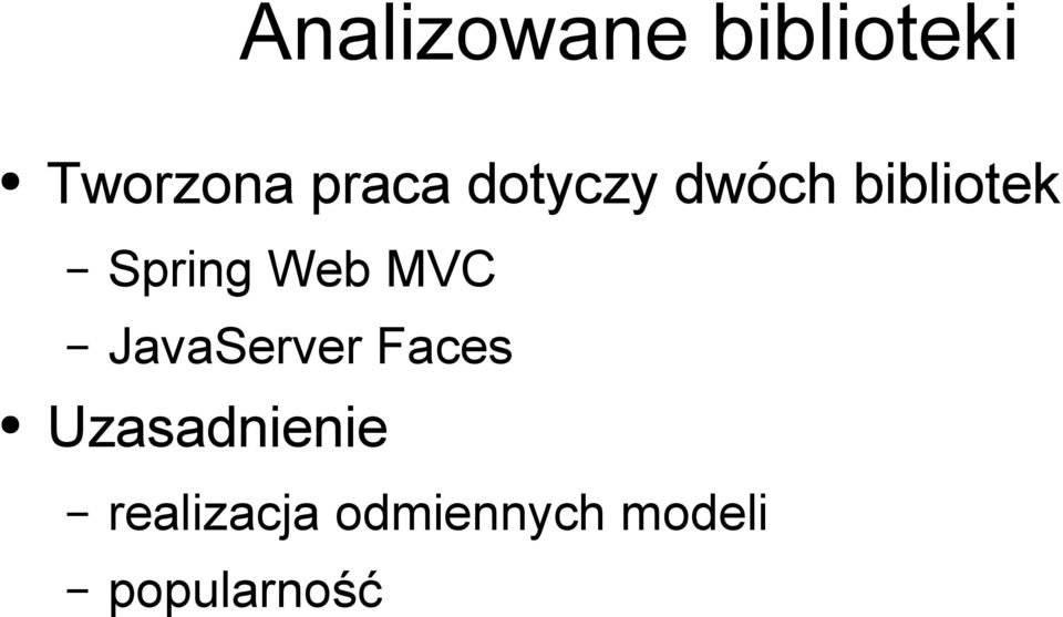 Web MVC JavaServer Faces