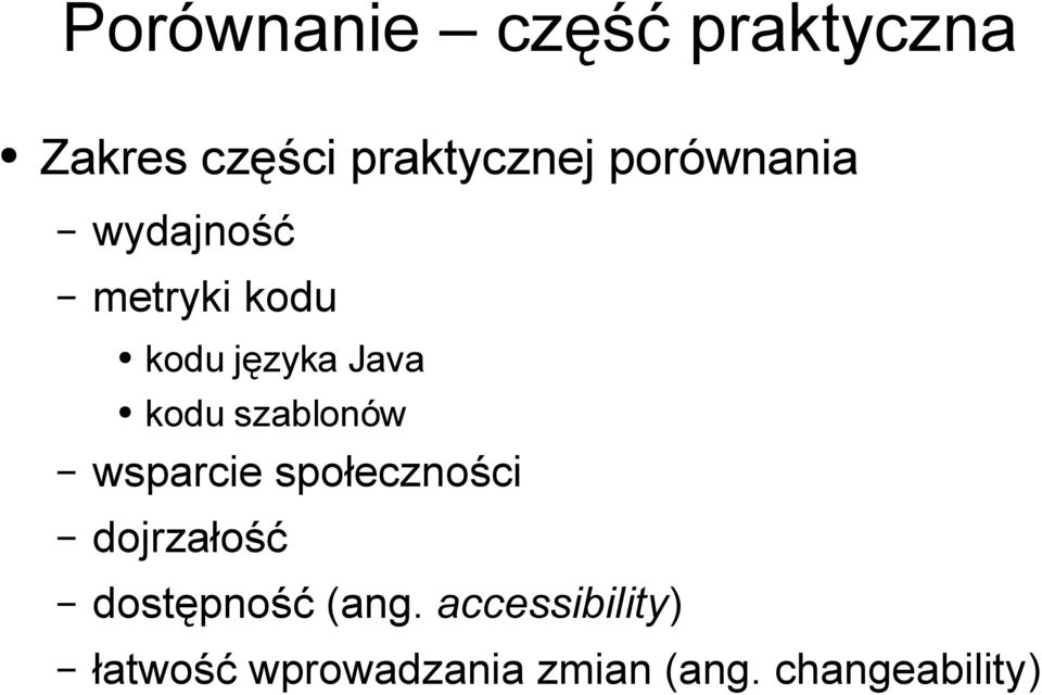 szablonów wsparcie społeczności dojrzałość dostępność