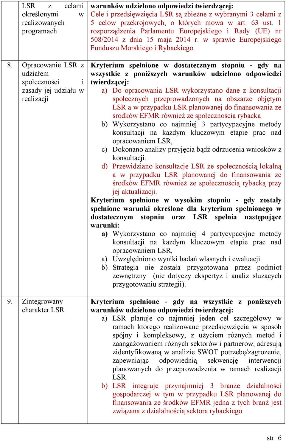 1 rozporządzenia Parlamentu Europejskiego i Rady (UE) nr 508/2014 z dnia 15 maja 2014 r. w sprawie Europejskiego Funduszu Morskiego i Rybackiego.