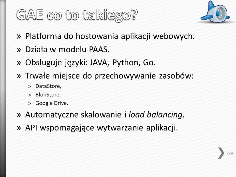 Trwałe miejsce do przechowywanie zasobów: DataStore, BlobStore,