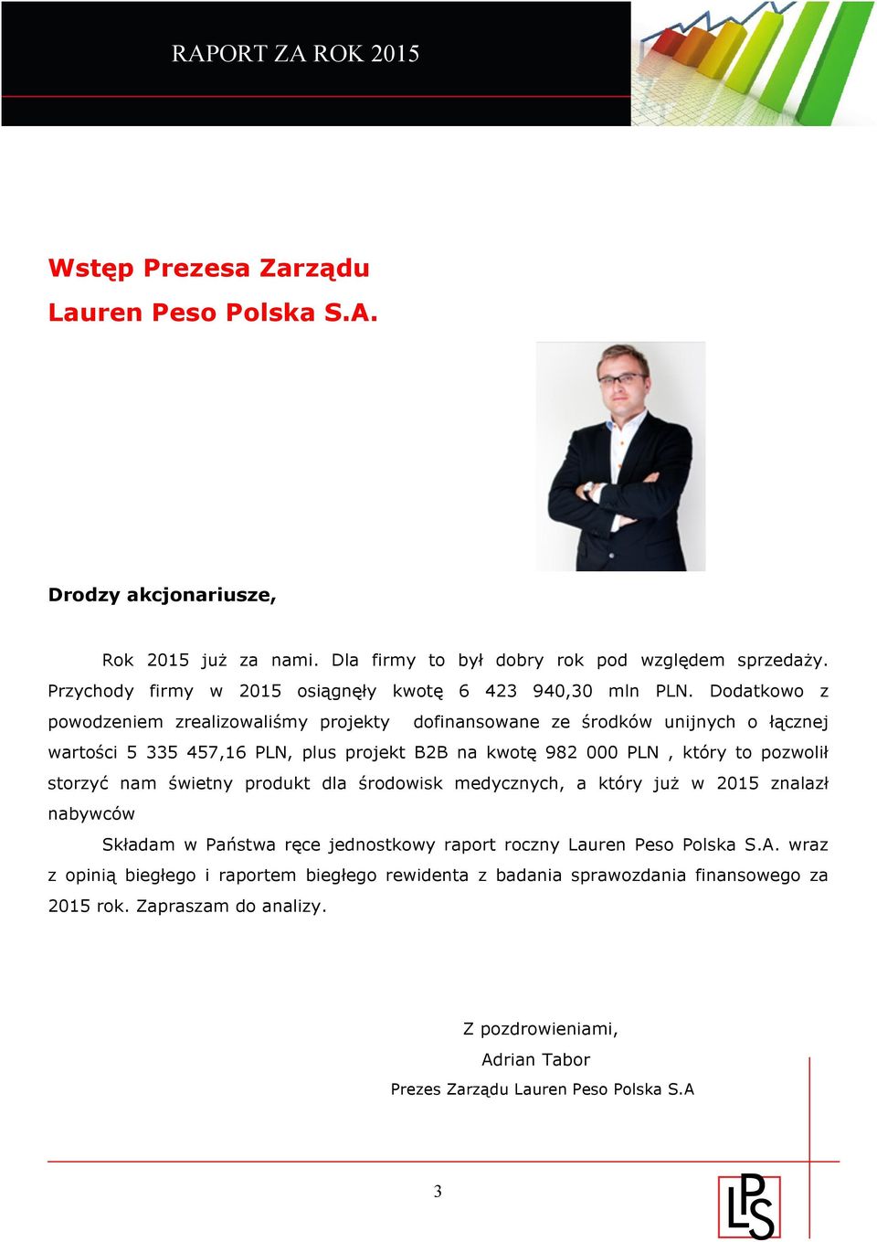 Dodatkowo z powodzeniem zrealizowaliśmy projekty dofinansowane ze środków unijnych o łącznej wartości 5 335 457,16 PLN, plus projekt B2B na kwotę 982 000 PLN, który to pozwolił