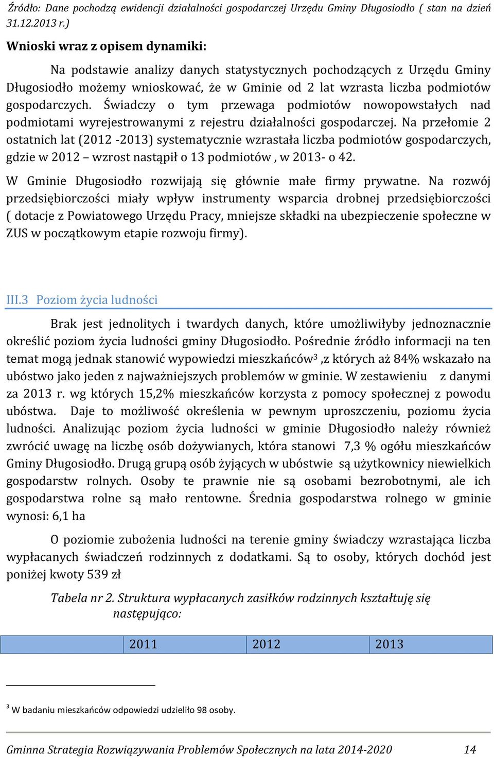 Świadczy o tym przewaga podmiotów nowopowstałych nad podmiotami wyrejestrowanymi z rejestru działalności gospodarczej.