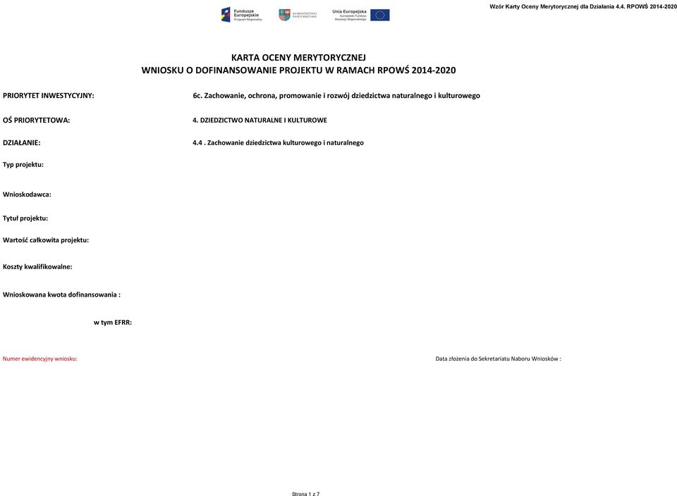 DZIEDZICTWO NATURALNE I KULTUROWE DZIAŁANIE: 4.