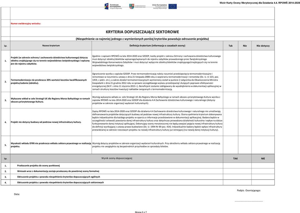 Projekt (w zakresie ochrony i zachowania dziedzictwa kulturowego) dotyczy obiektu znajdującego się na terenie województwa świętokrzyskiego i wpisany jest do rejestru zabytków.