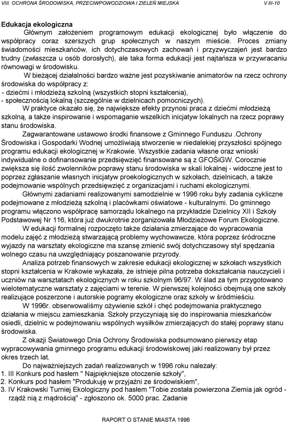 środowisku.