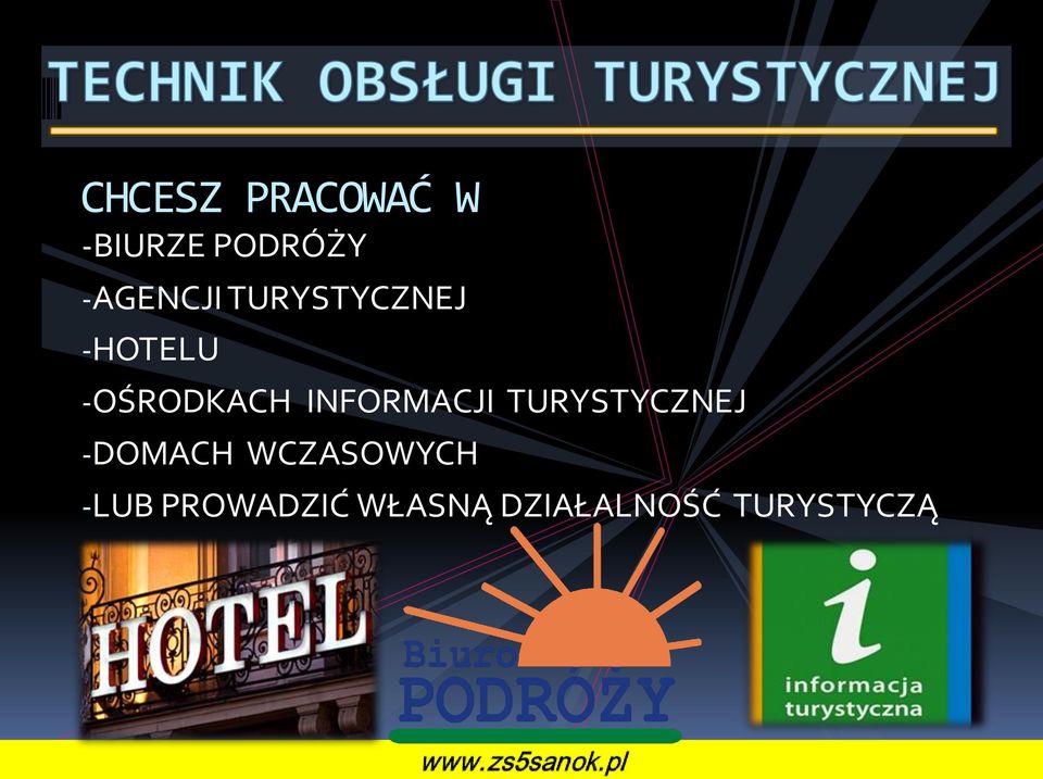 INFORMACJI TURYSTYCZNEJ -DOMACH