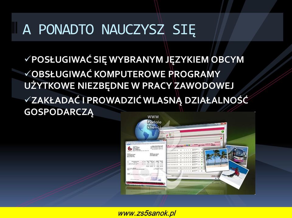 KOMPUTEROWE PROGRAMY UŻYTKOWE NIEZBĘDNE W