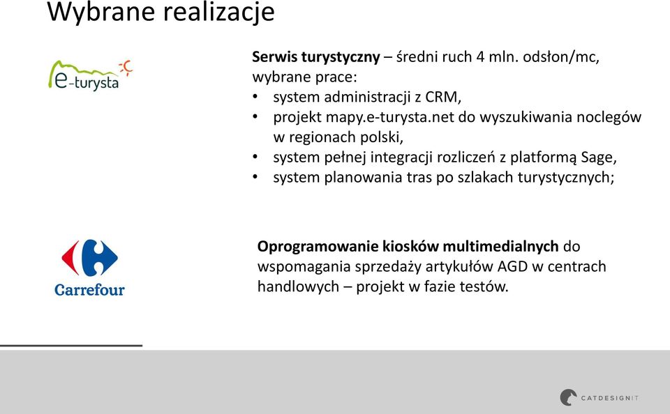 net do wyszukiwania noclegów w regionach polski, system pełnej integracji rozliczeń z platformą