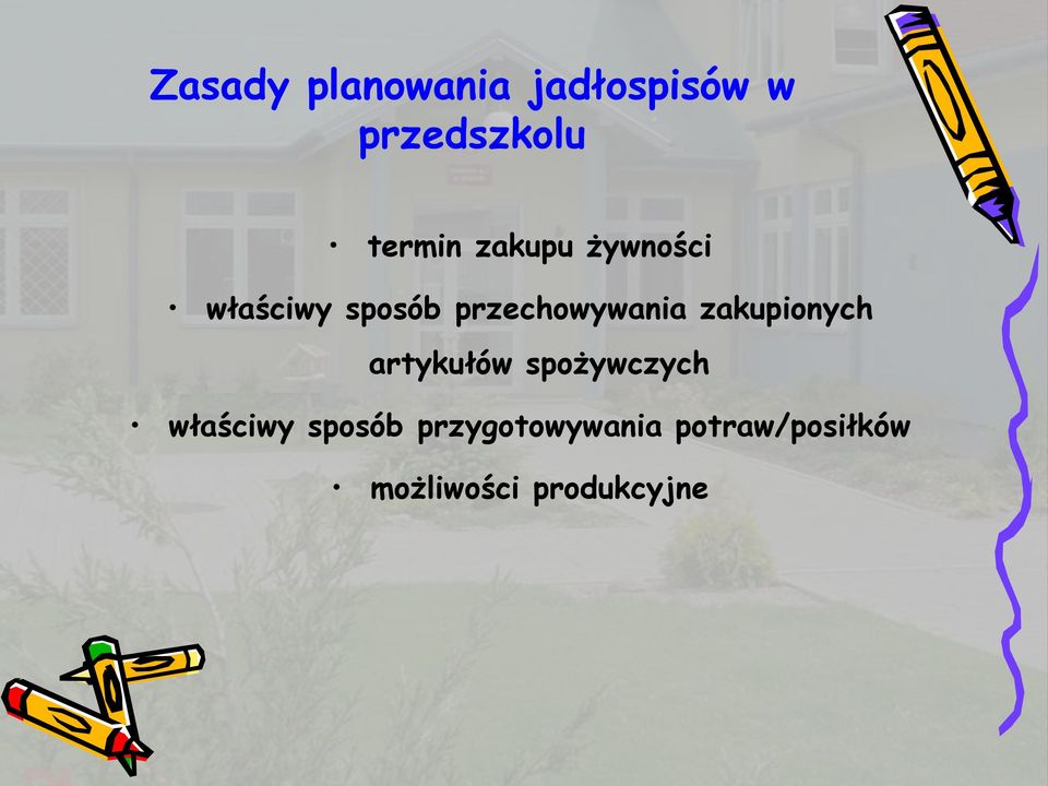 zakupionych artykułów spożywczych właściwy sposób