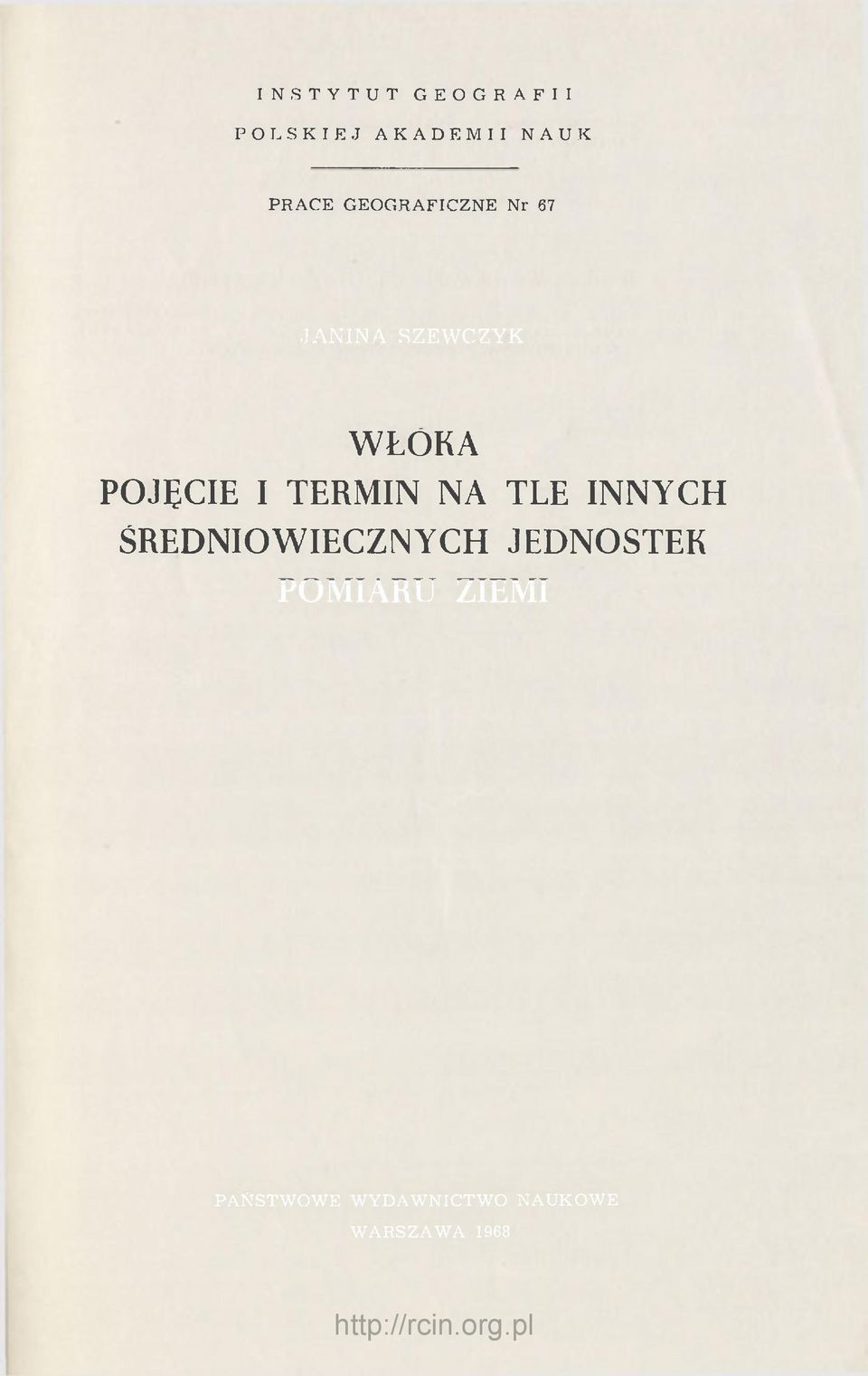 TERMIN NA TLE INNYCH ŚREDNIOWIECZNYCH JEDNOSTEK