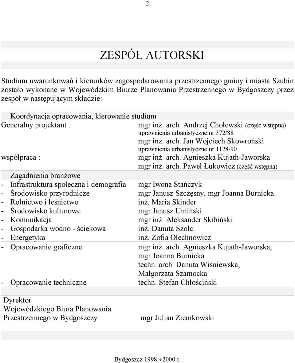 arch. Agnieszka Kujath-Jaworska mgr inż. arch.