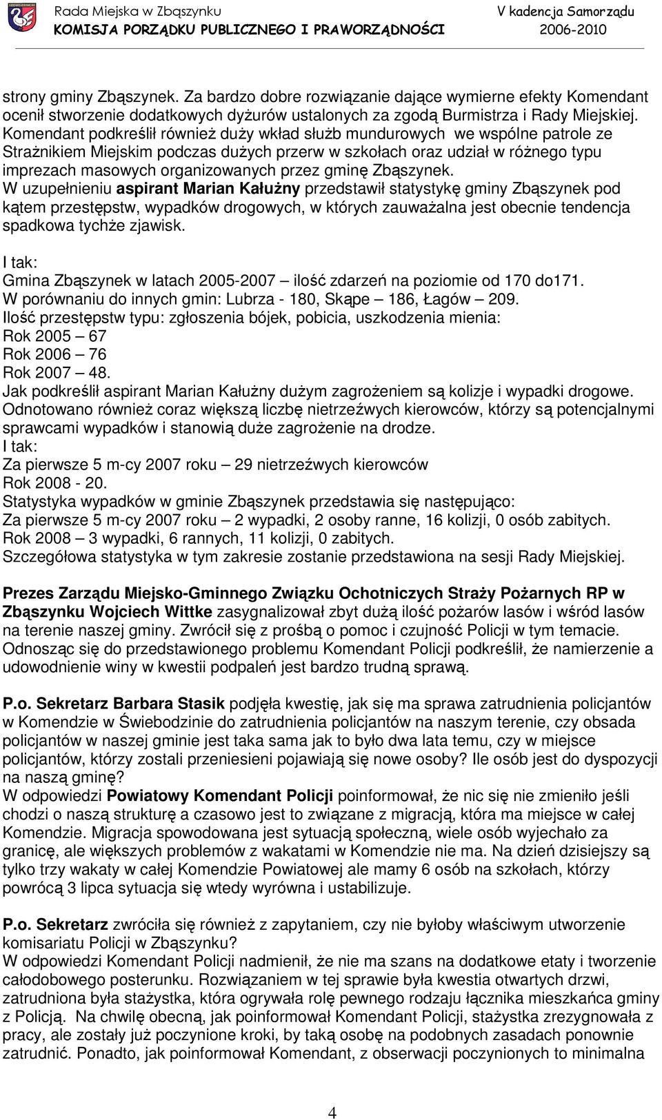 przez gminę Zbąszynek.