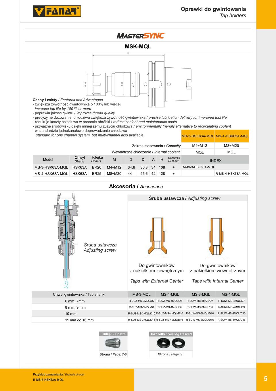 reduce coolant and maintenance costs - przyjazne środowisku dzięki mniejszemu zużyciu chłodziwa / environmentally friendly alternative to recirculating coolant - w standardzie jednokanałowe