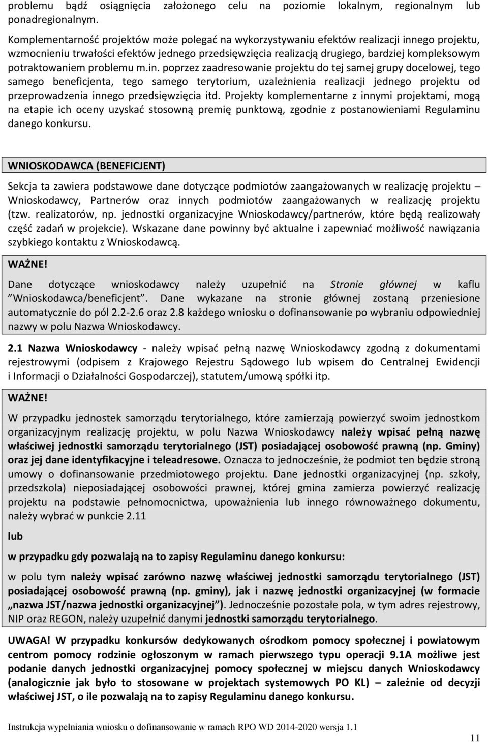 potraktowaniem problemu m.in.
