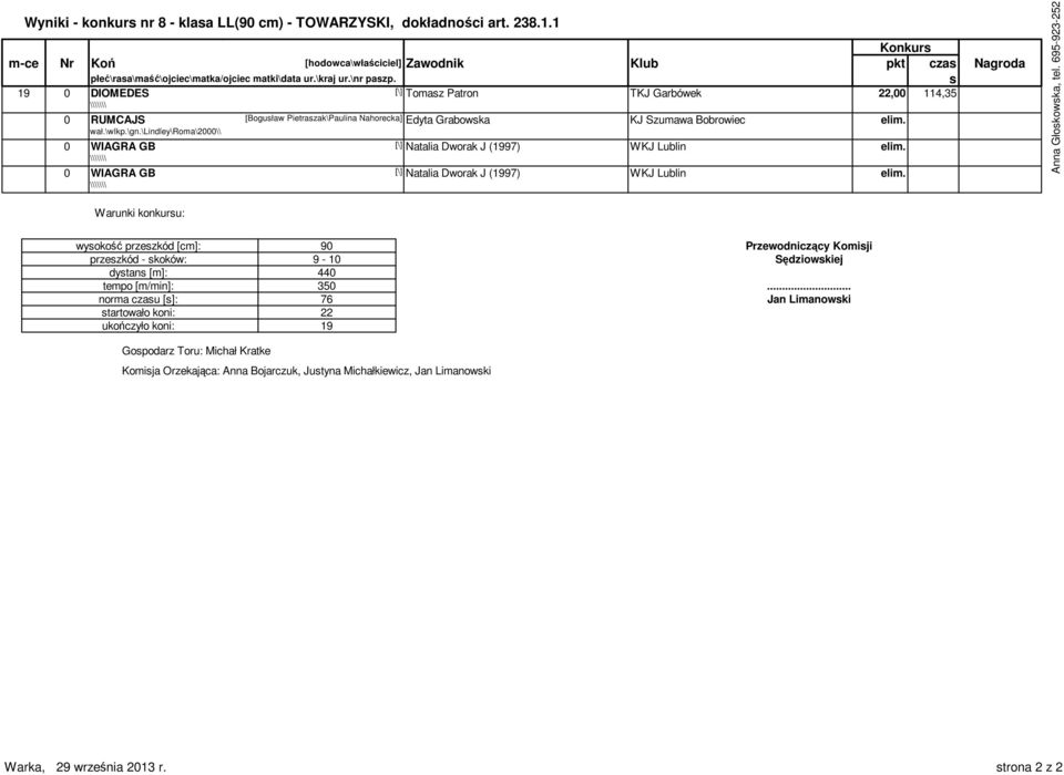 \lindley\roma\2000\\ 0 WIAGRA GB [\] Natalia Dworak J (1997) WKJ Lublin elim.