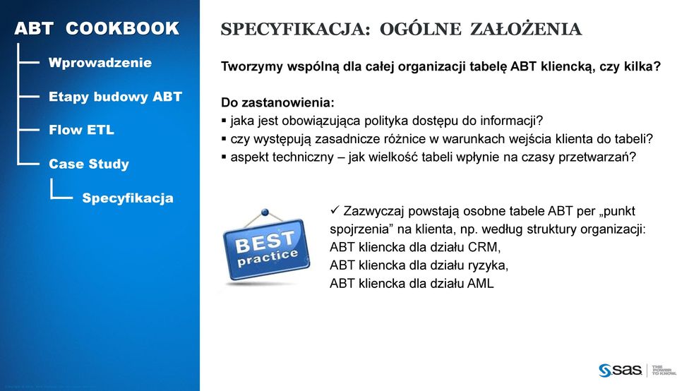 czy występują zasadnicze różnice w warunkach wejścia klienta do tabeli?