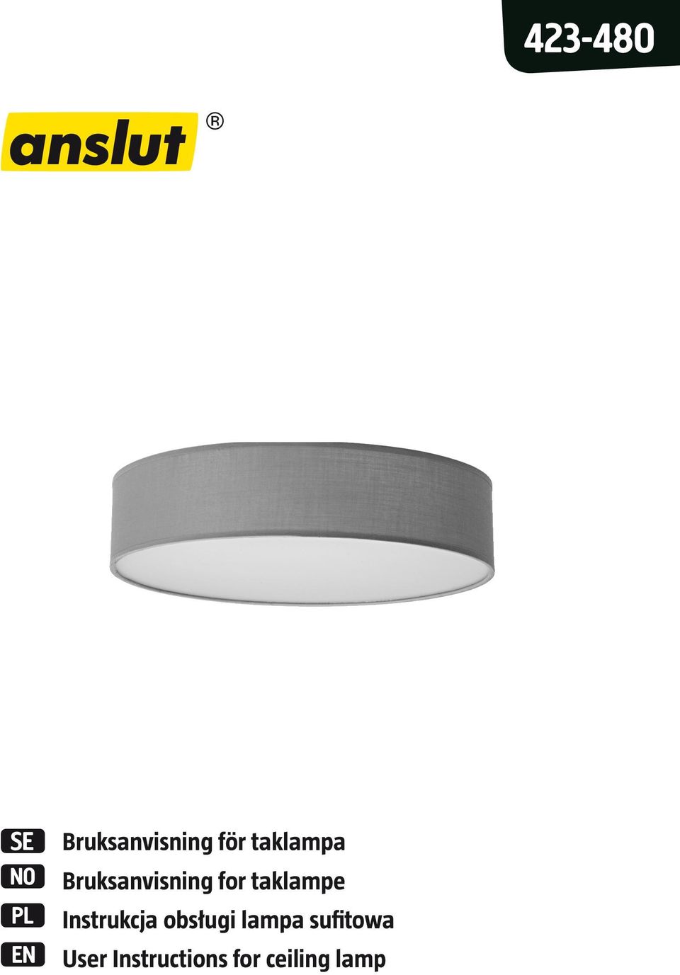 taklampe Instrukcja obsługi