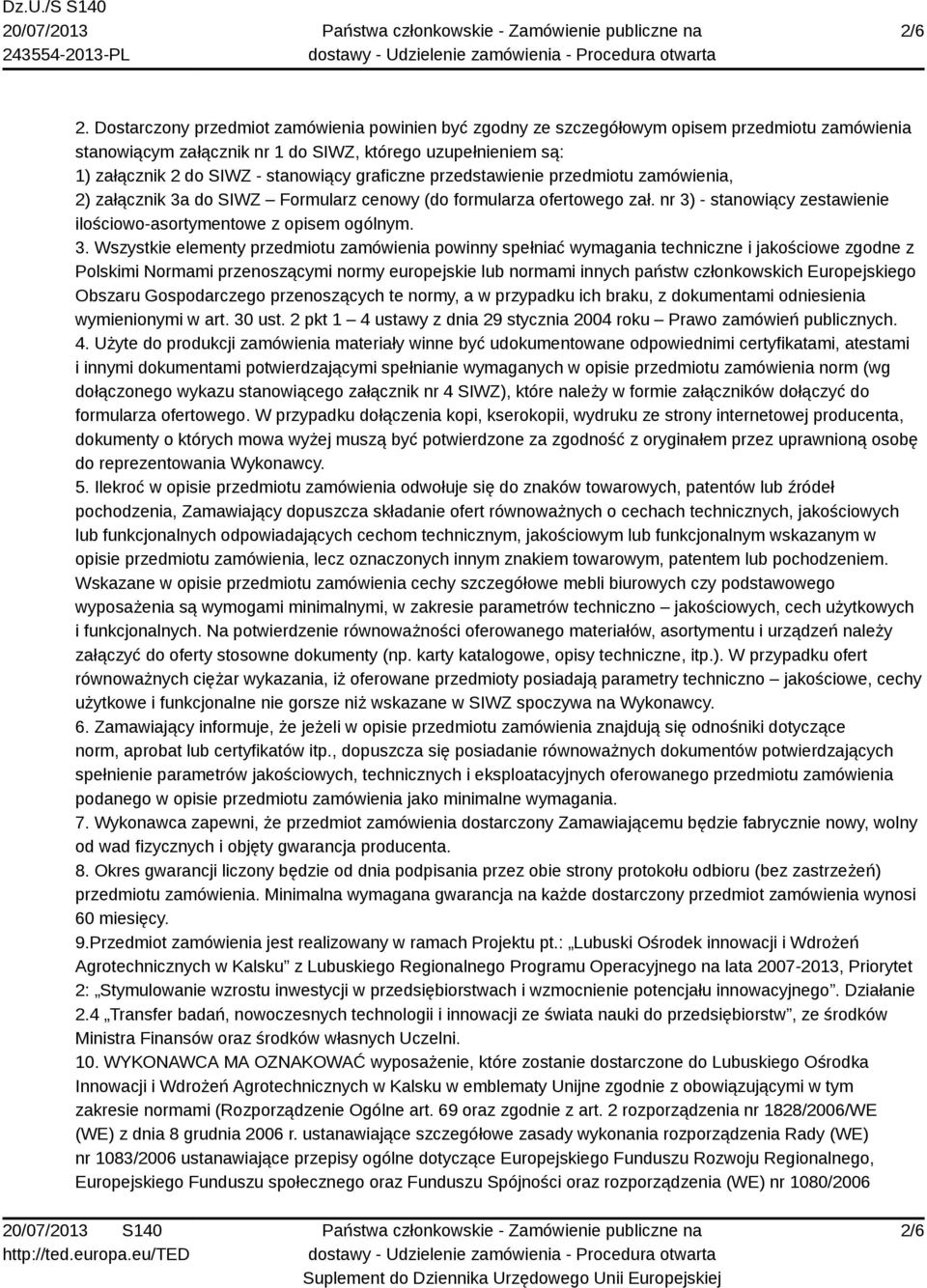 graficzne przedstawienie przedmiotu zamówienia, 2) załącznik 3a