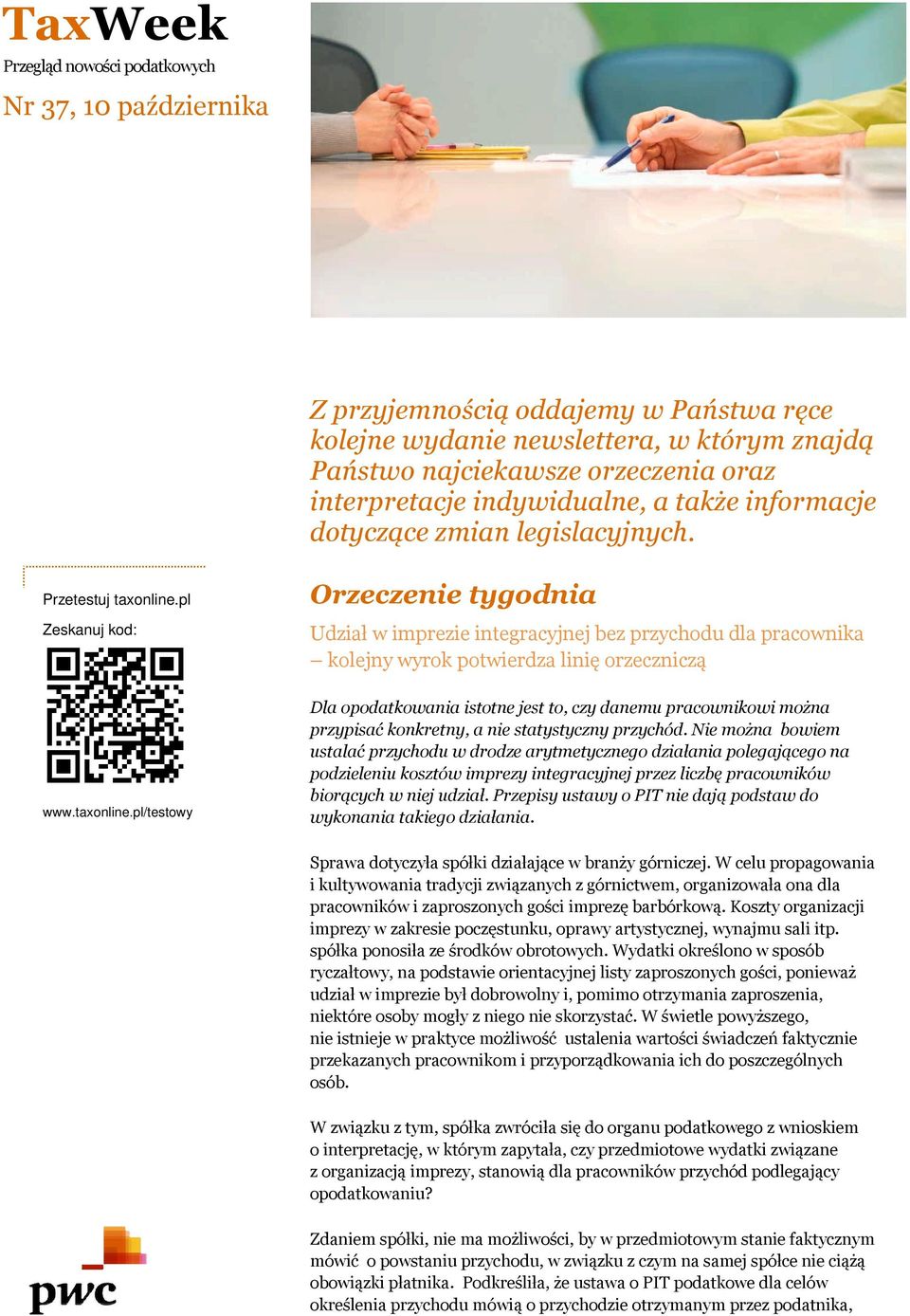 pl Zeskanuj kod: www.taxonline.