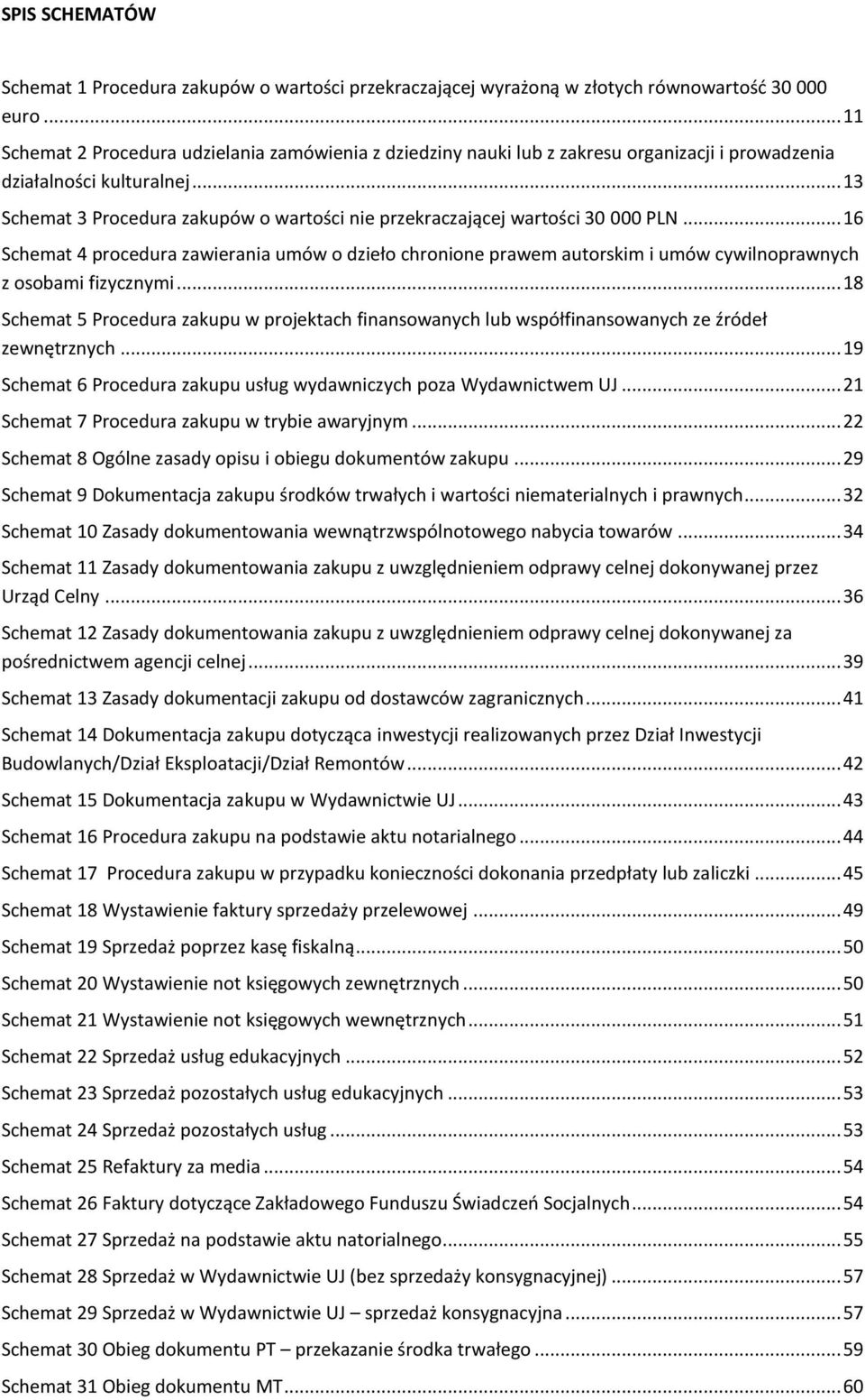 .. 13 Schemat 3 Procedura zakupów o wartości nie przekraczającej wartości 30 000 PLN.
