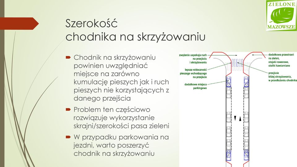 danego przejścia Problem ten częściowo rozwiązuje wykorzystanie