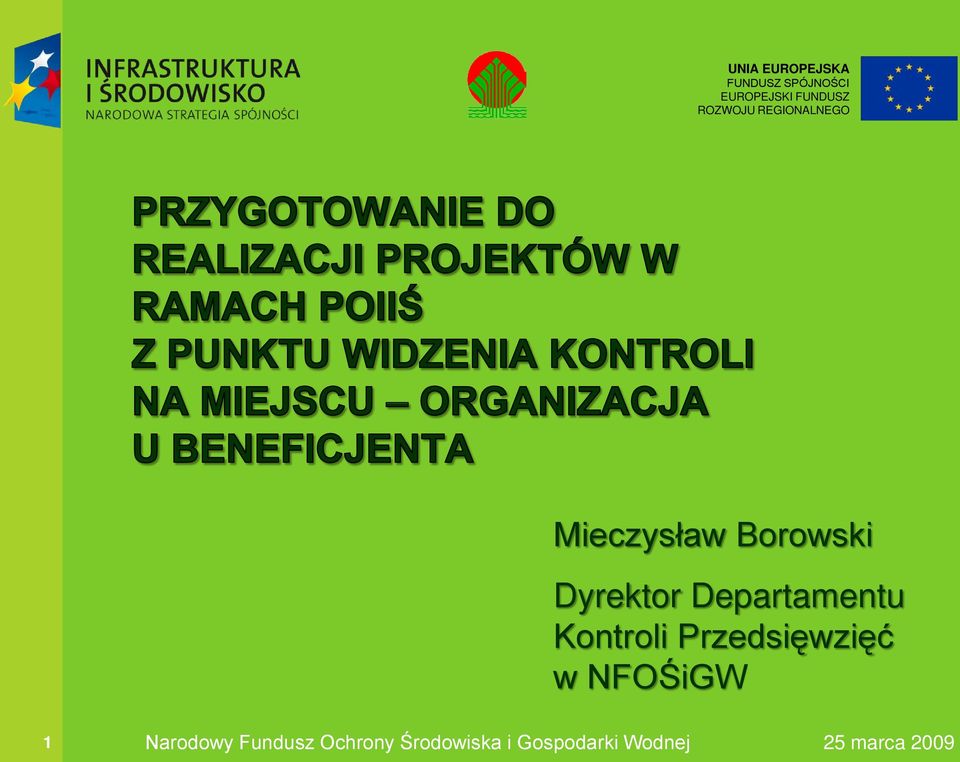 Przedsięwzięć w NFOŚiGW 1