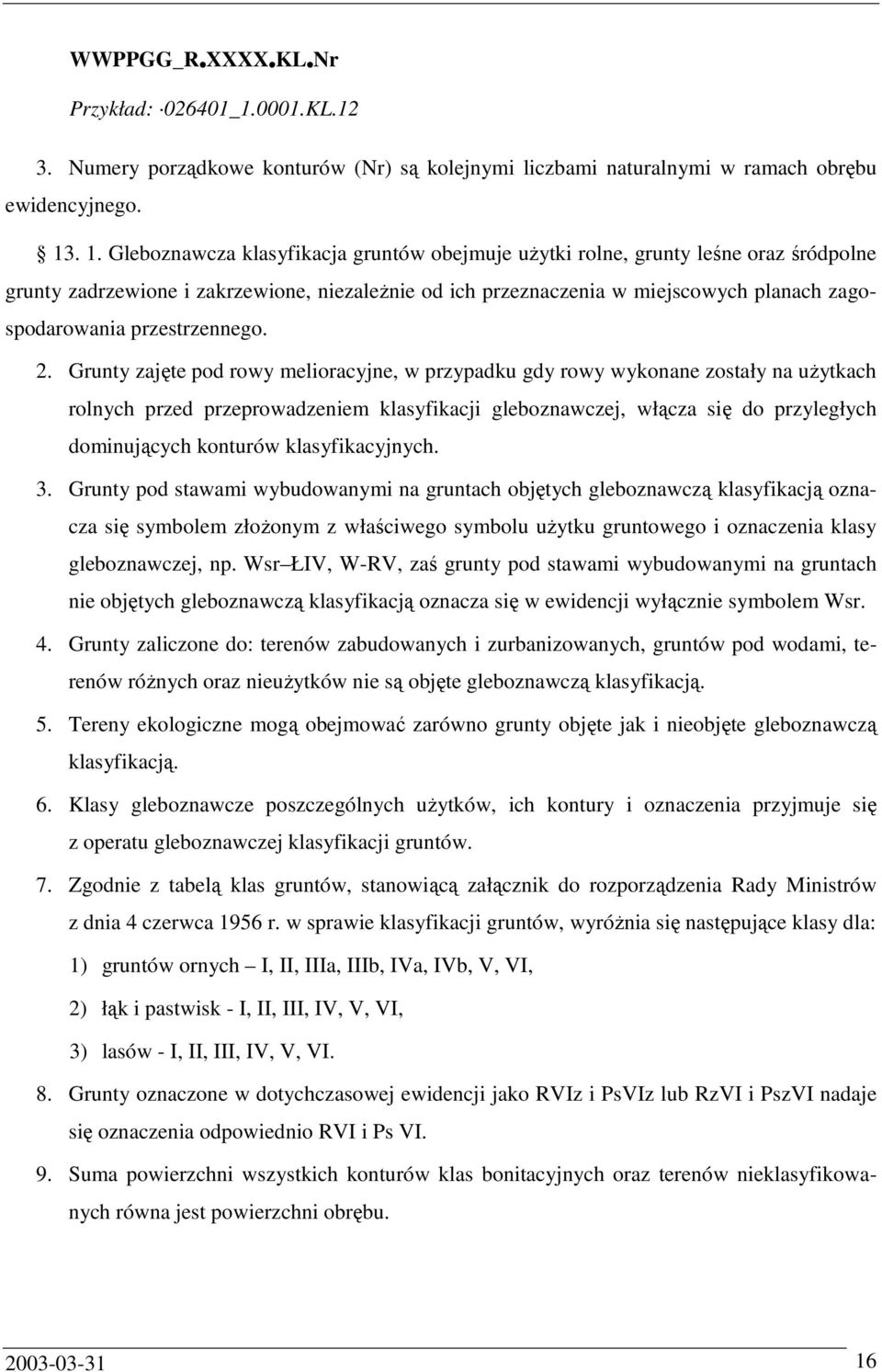 przestrzennego. 2.