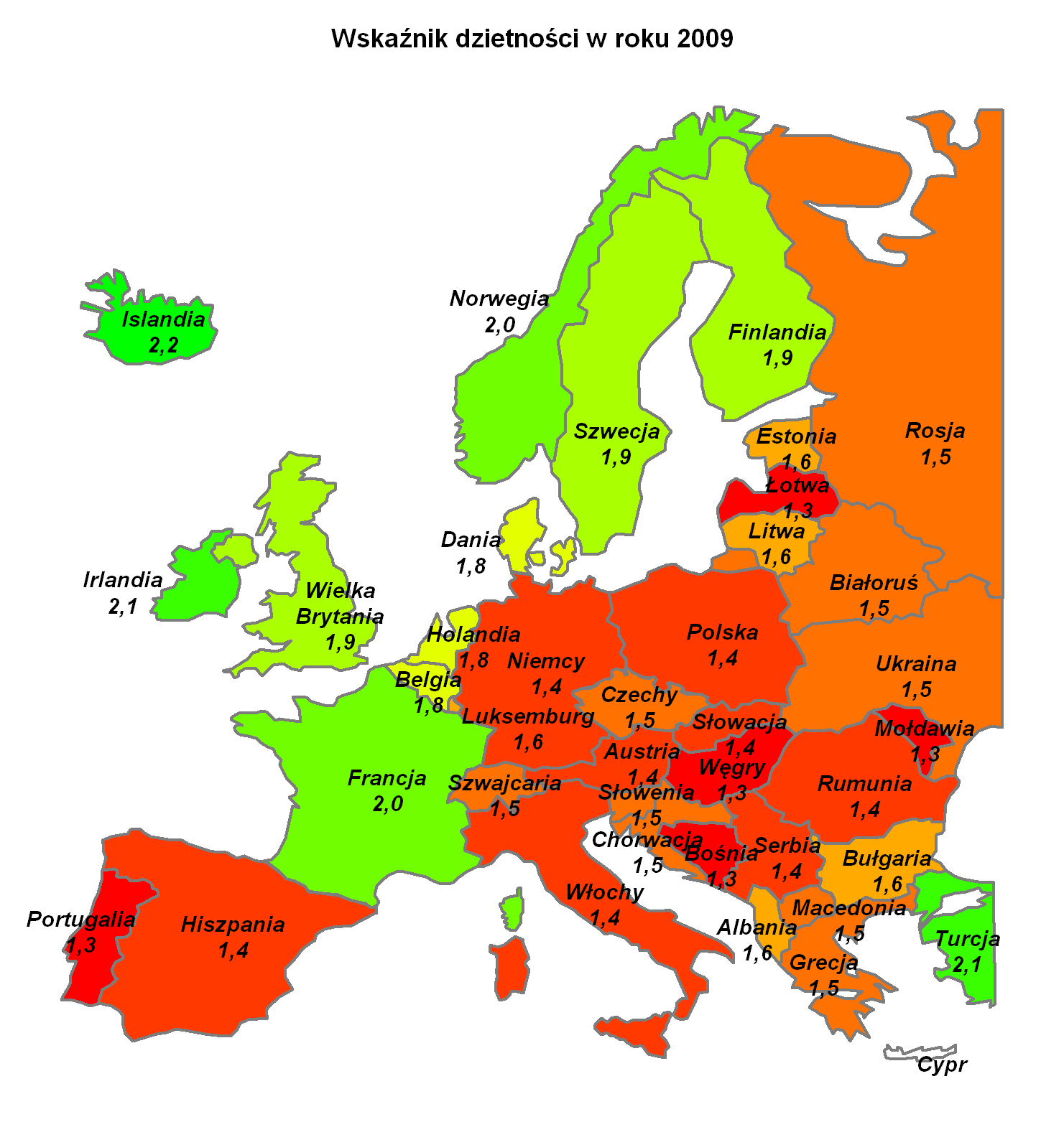 Ludność Polski na tle Europy - PDF Free Download