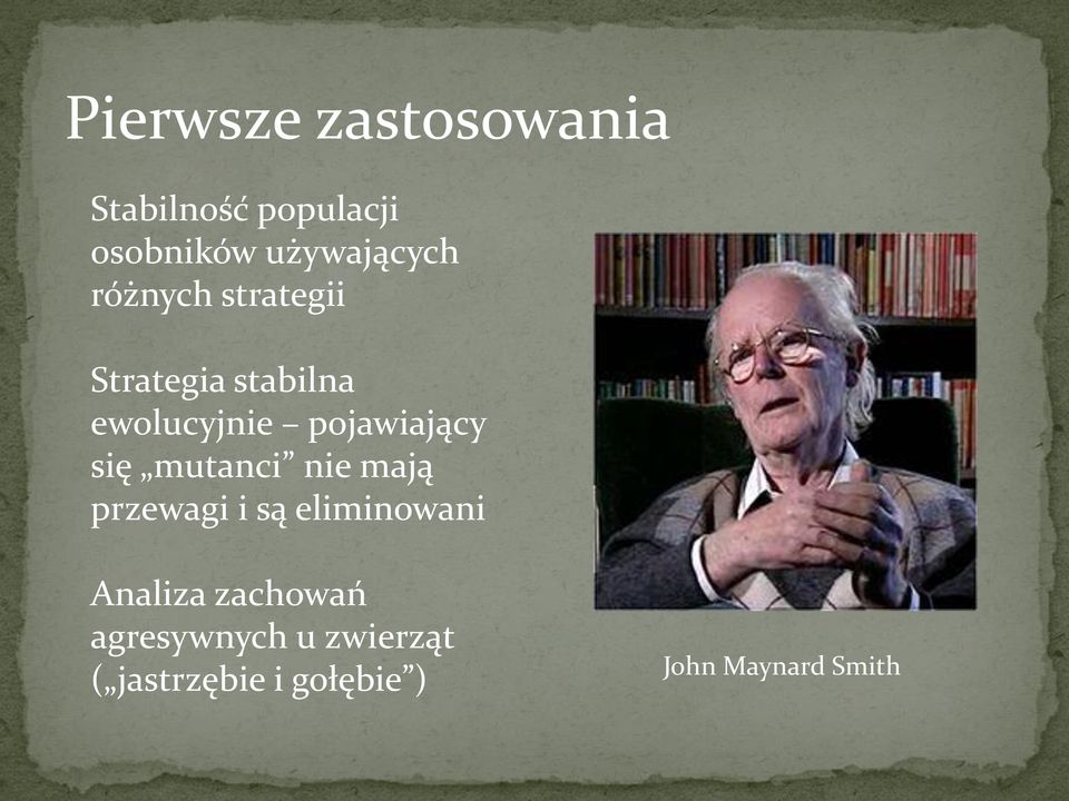 pojawiający się mutanci nie mają przewagi i są eliminowani