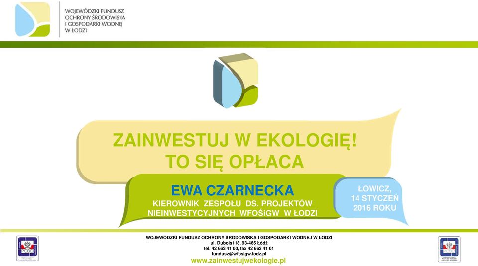 KIEROWNIK ZESPOŁU DS.