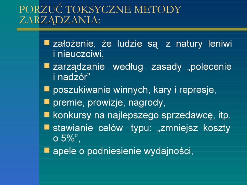 kary i represje, premie, prowizje, nagrody, konkursy na najlepszego sprzedawcę,