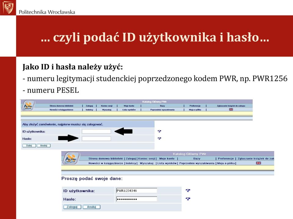 numeru legitymacji studenckiej