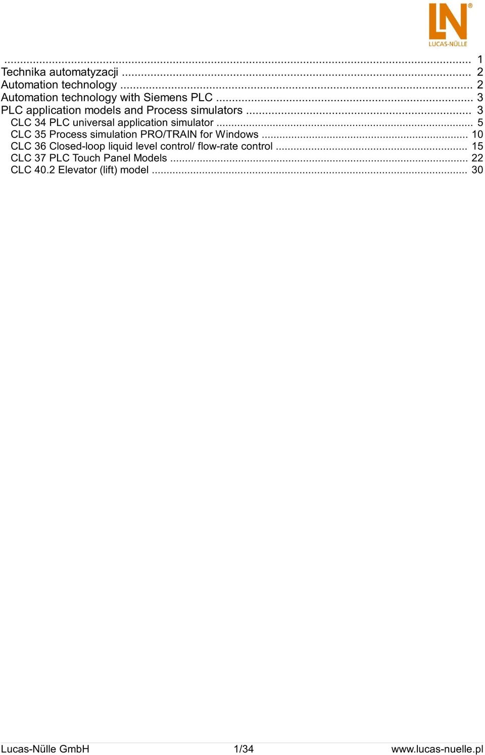 .. 5 CLC 35 Process simulation PRO/TRAIN for Windows.
