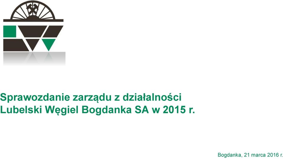 Węgiel Bogdanka SA w