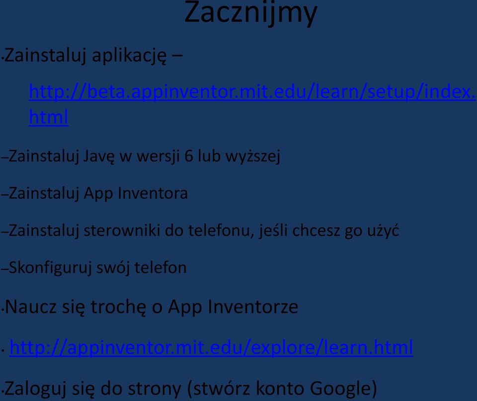 sterowniki do telefonu, jeśli chcesz go użyć Skonfiguruj swój telefon Naucz się trochę o