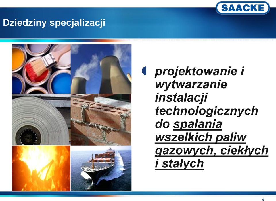 instalacji technologicznych do