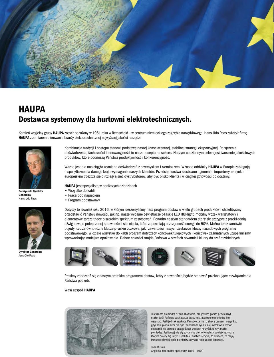 Kombinacja tradycji i postępu stanowi podstawę naszej konsekwentnej, stabilnej strategii ekspansyjnej. Połączenie doświadczenia, fachowości i innowacyjności to nasza recepta na sukces.