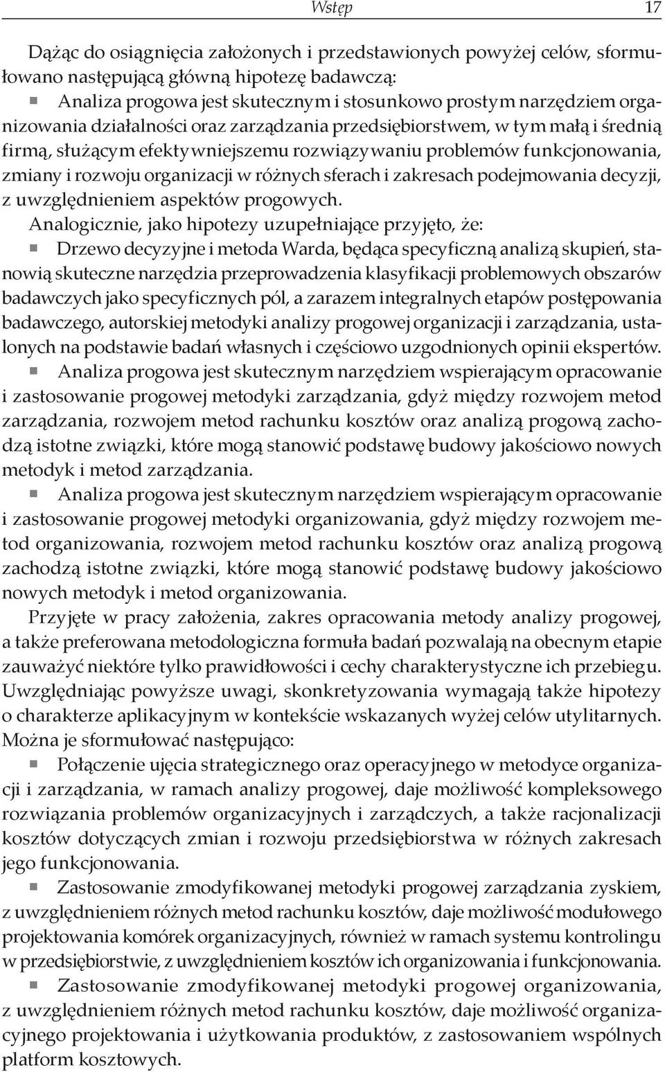 sferach i zakresach podejmowania decyzji, z uwzględnieniem aspektów progowych.