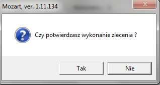 Aby zaraportować ukończenie zlecenia zaznaczamy Zakończ zlecenie i klikamy Zapisz (rys. 53)