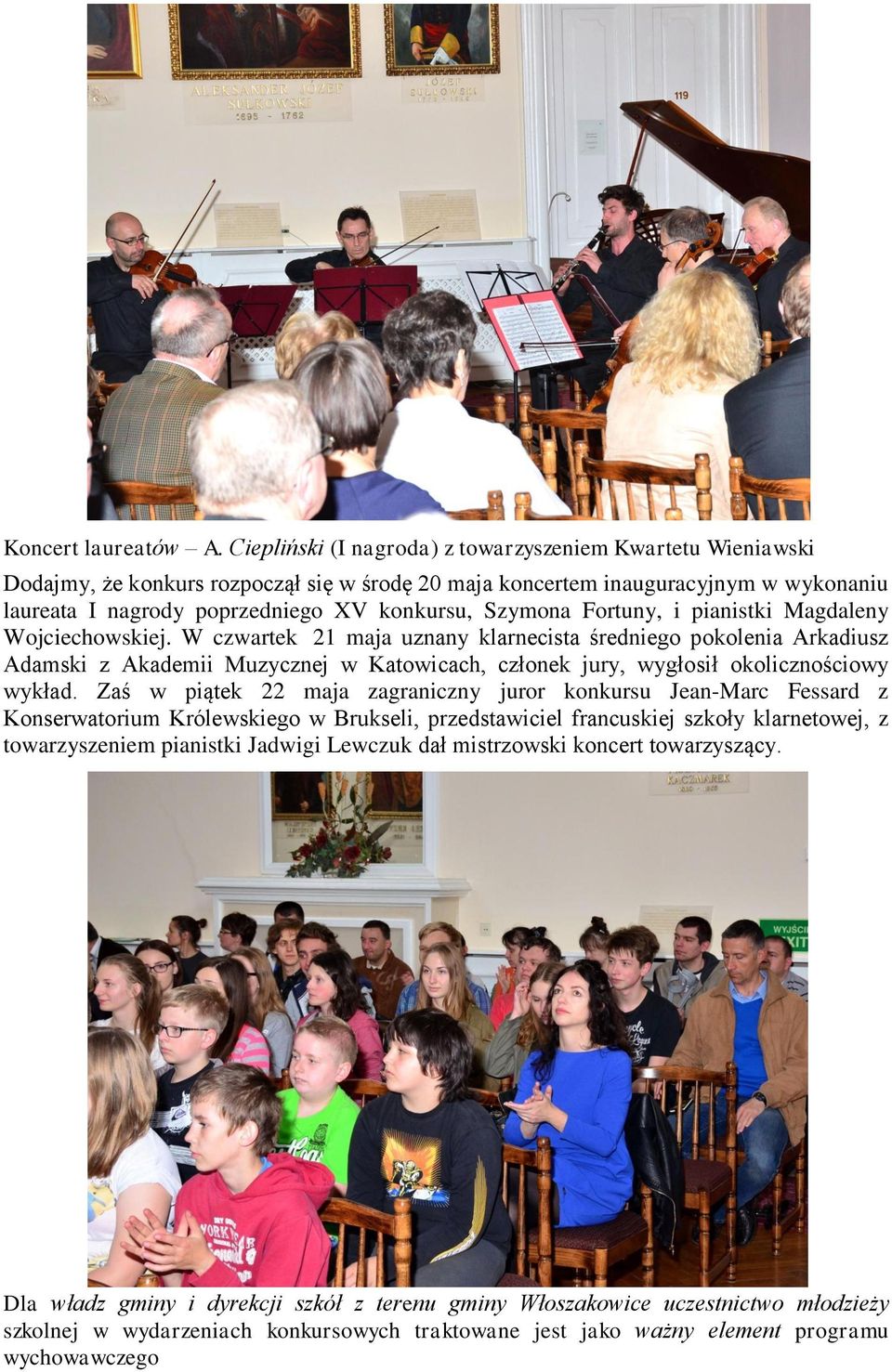 Fortuny, i pianistki Magdaleny Wojciechowskiej.