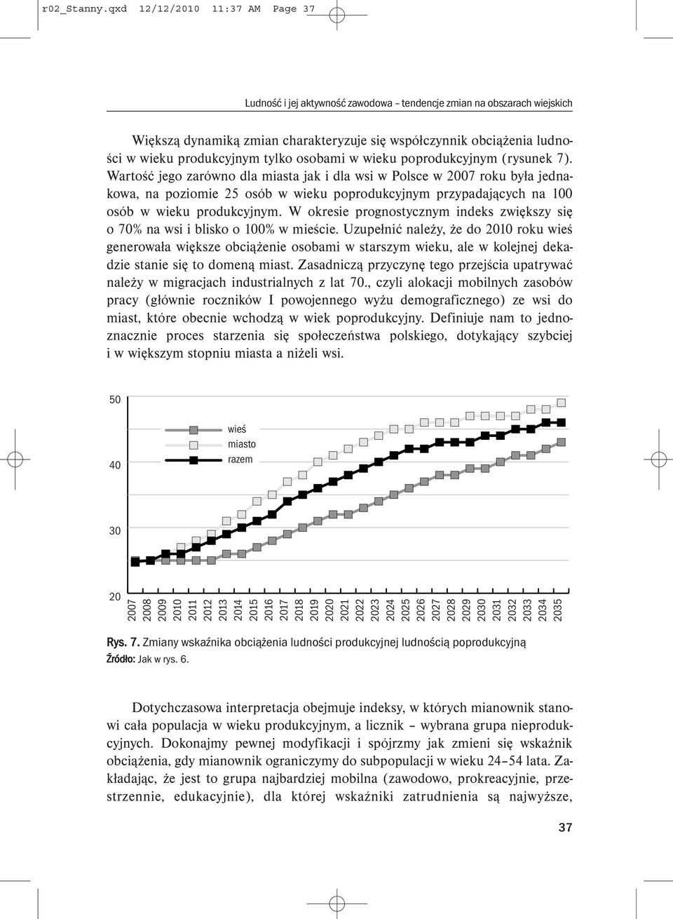 tylko osobami w wieku poprodukcyjnym (rysunek 7).