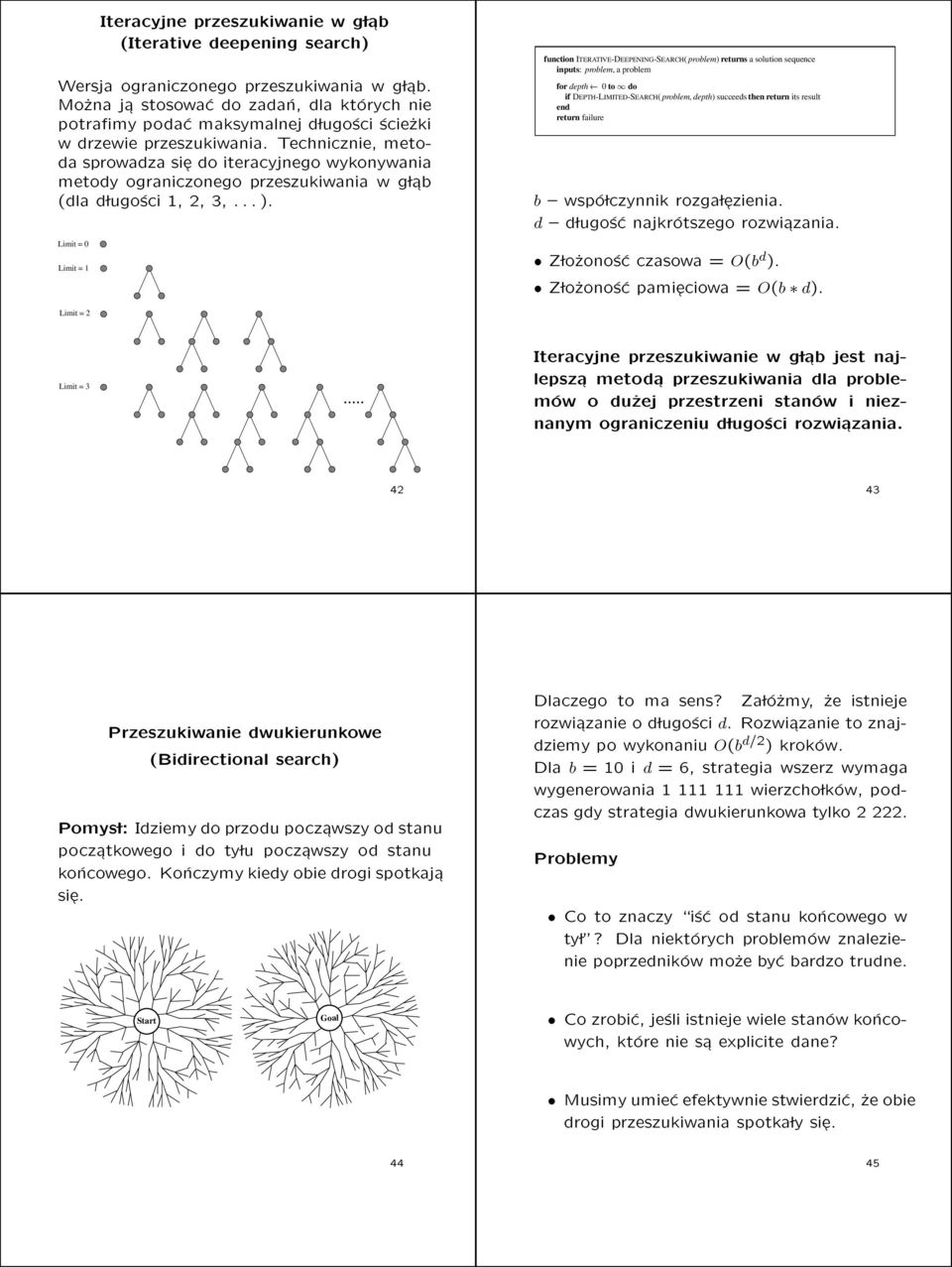 Technicznie metoda sprowadza si e do iteracyjnego wykonywania metody ograniczonego przeszukiwania w g l ab (dla d lugosci 1 2 3...).