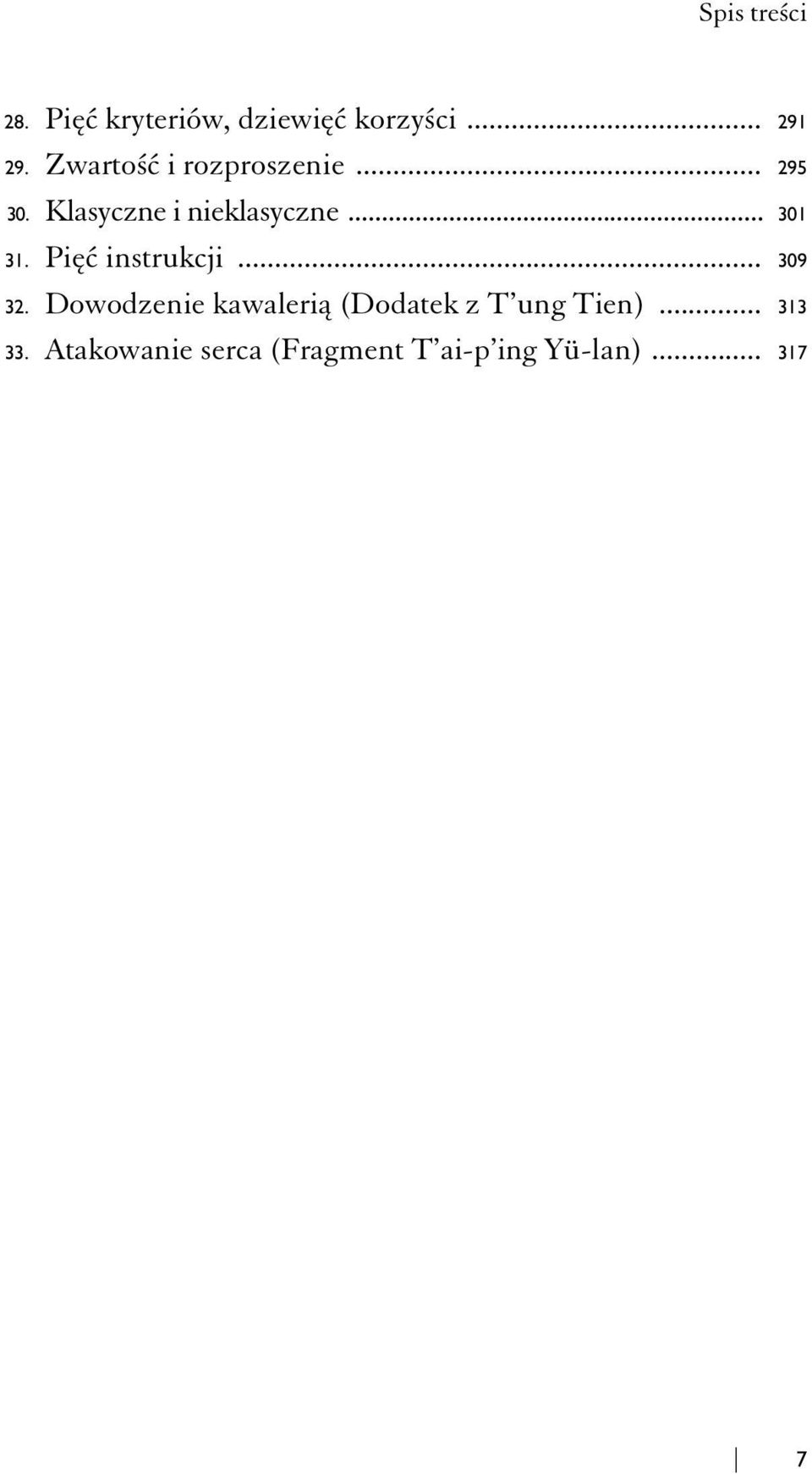 .. 301 31. Pi instrukcji... 309 32.
