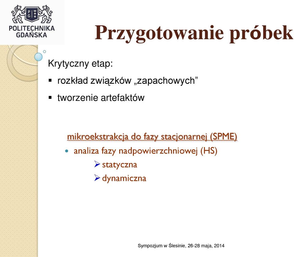 mikroekstrakcja do fazy stacjonarnej (SPME)