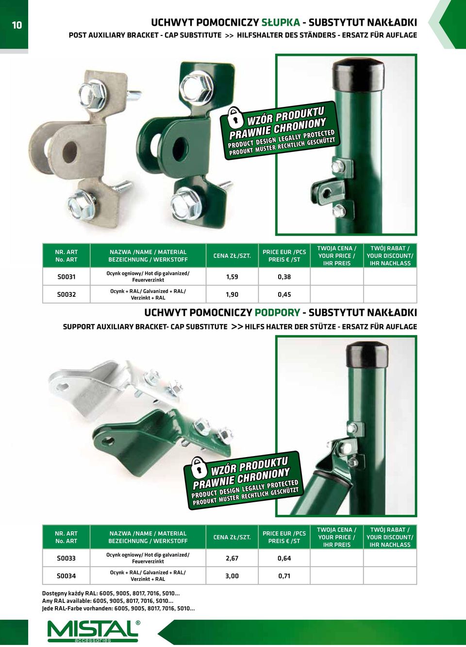 Substytut nakładki support auxiliary bracket- cap substitute >> Hilfs halter der Stütze - Ersatz für Auflage WZÓR PRODUKTU PRAWNIE CHRONIONY PRODUCT DESIGN LEGALLY PROTECTED PRODUKT MUSTER RECHTLICH
