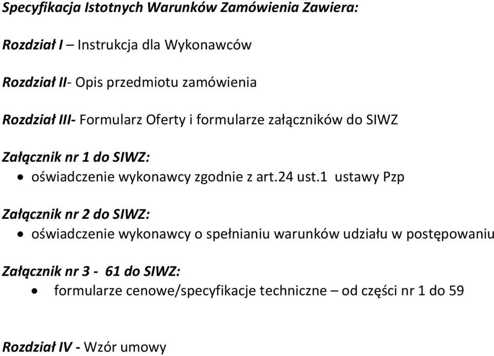 wykonawcy zgodnie z art.24 ust.